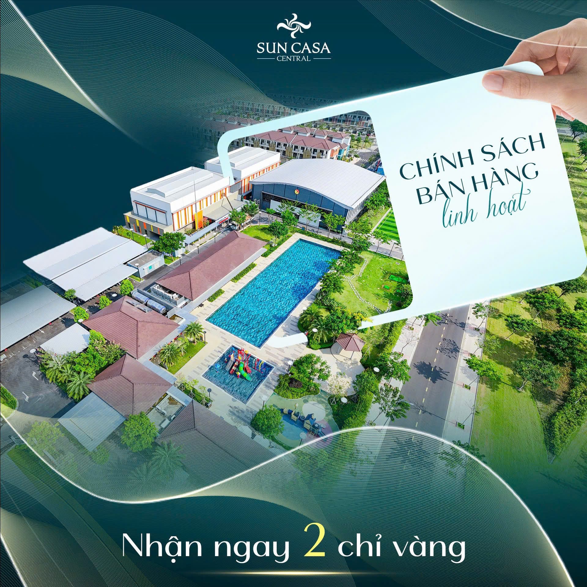 Chính sách bán hàng linh hoạt - Nhận ngay 2 chỉ vàng - Sun Casa Central - suncasacentral.biz